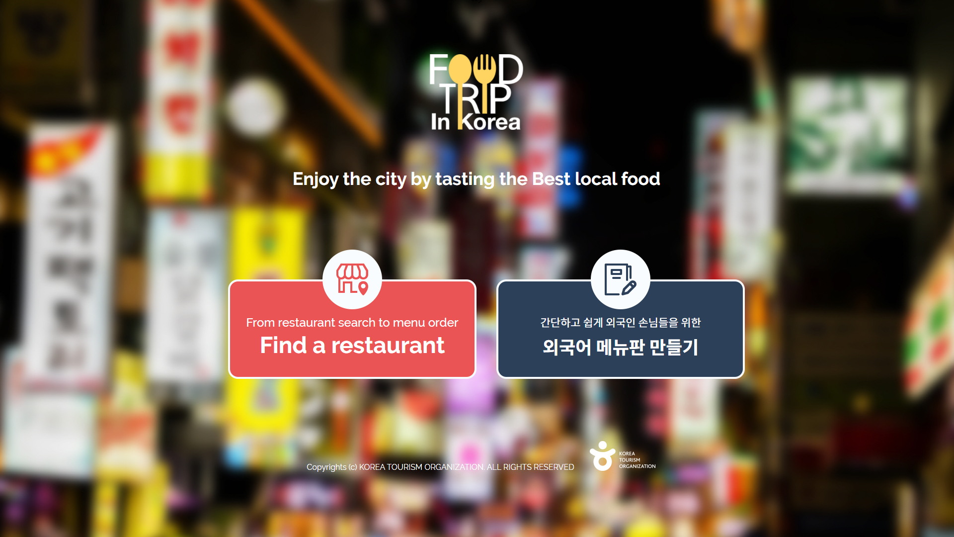 KTO Food trip in Korea